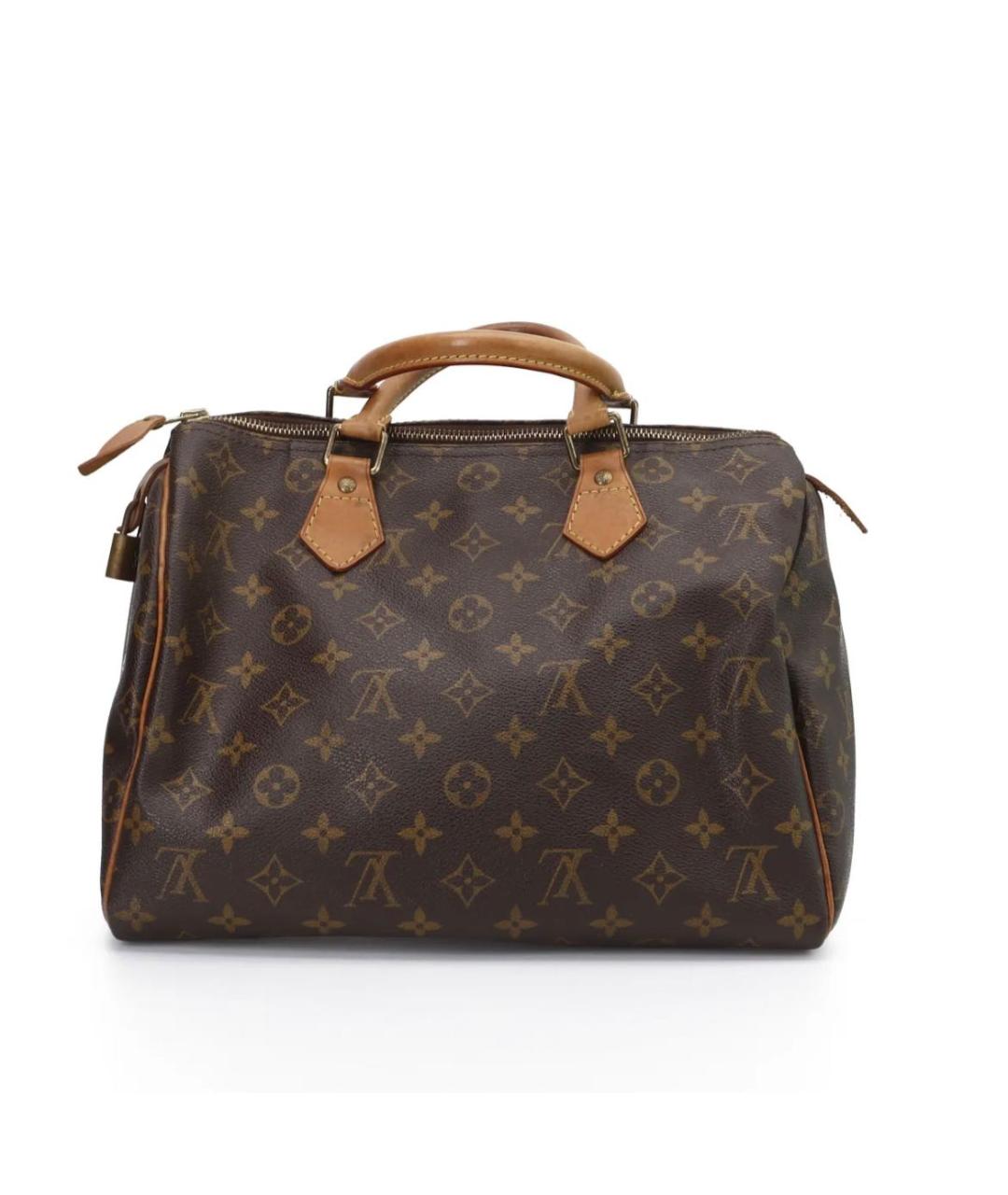LOUIS VUITTON Коричневая сумка с короткими ручками, фото 8