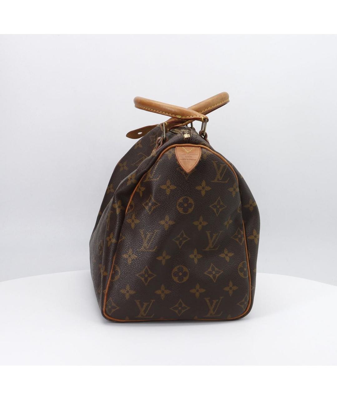 LOUIS VUITTON Коричневая сумка с короткими ручками, фото 2
