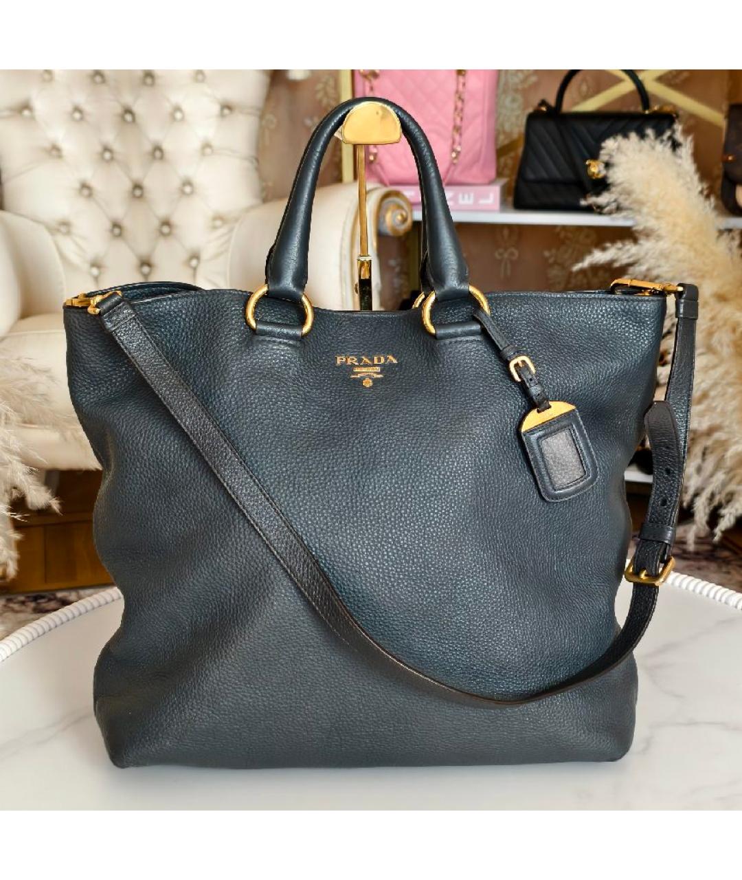 PRADA Кожаная сумка тоут, фото 9