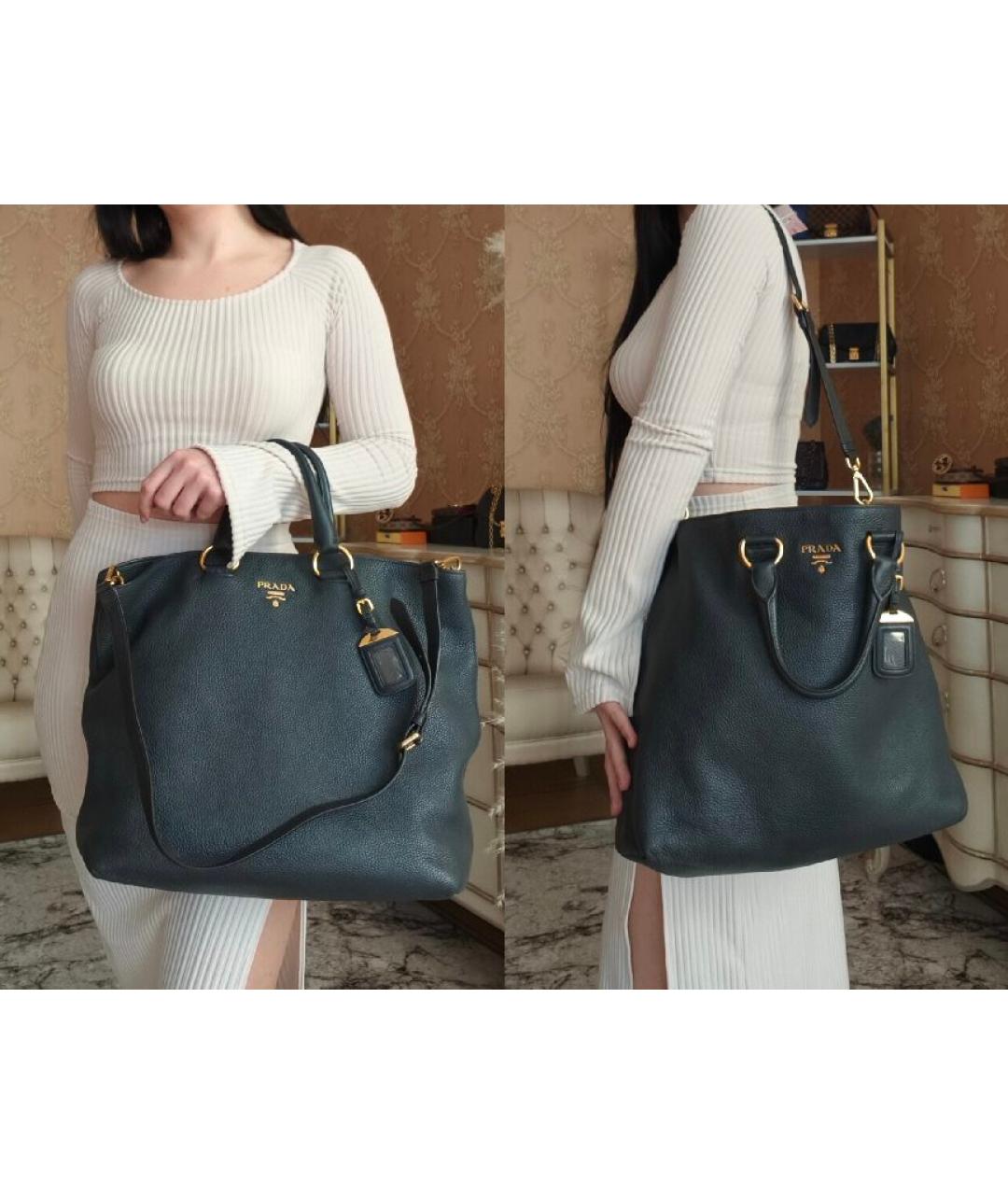 PRADA Кожаная сумка тоут, фото 4