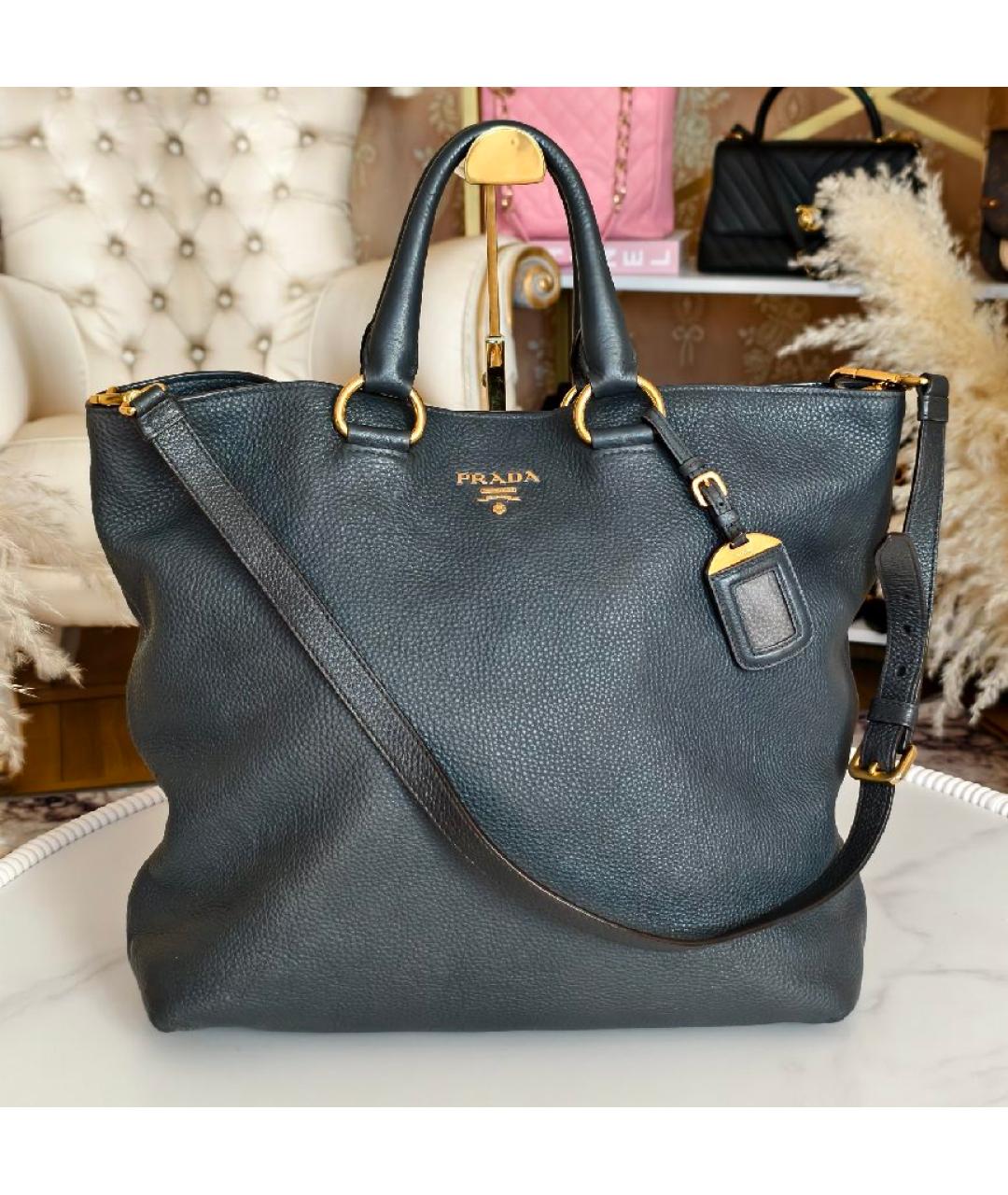 PRADA Кожаная сумка тоут, фото 8