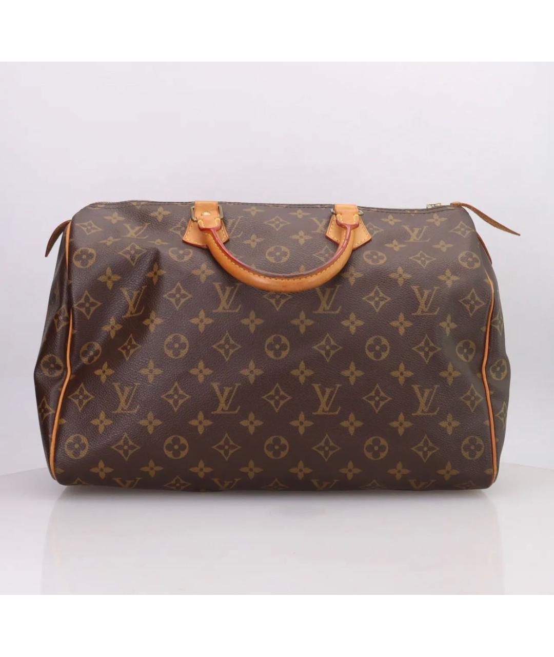 LOUIS VUITTON Коричневая сумка с короткими ручками, фото 4