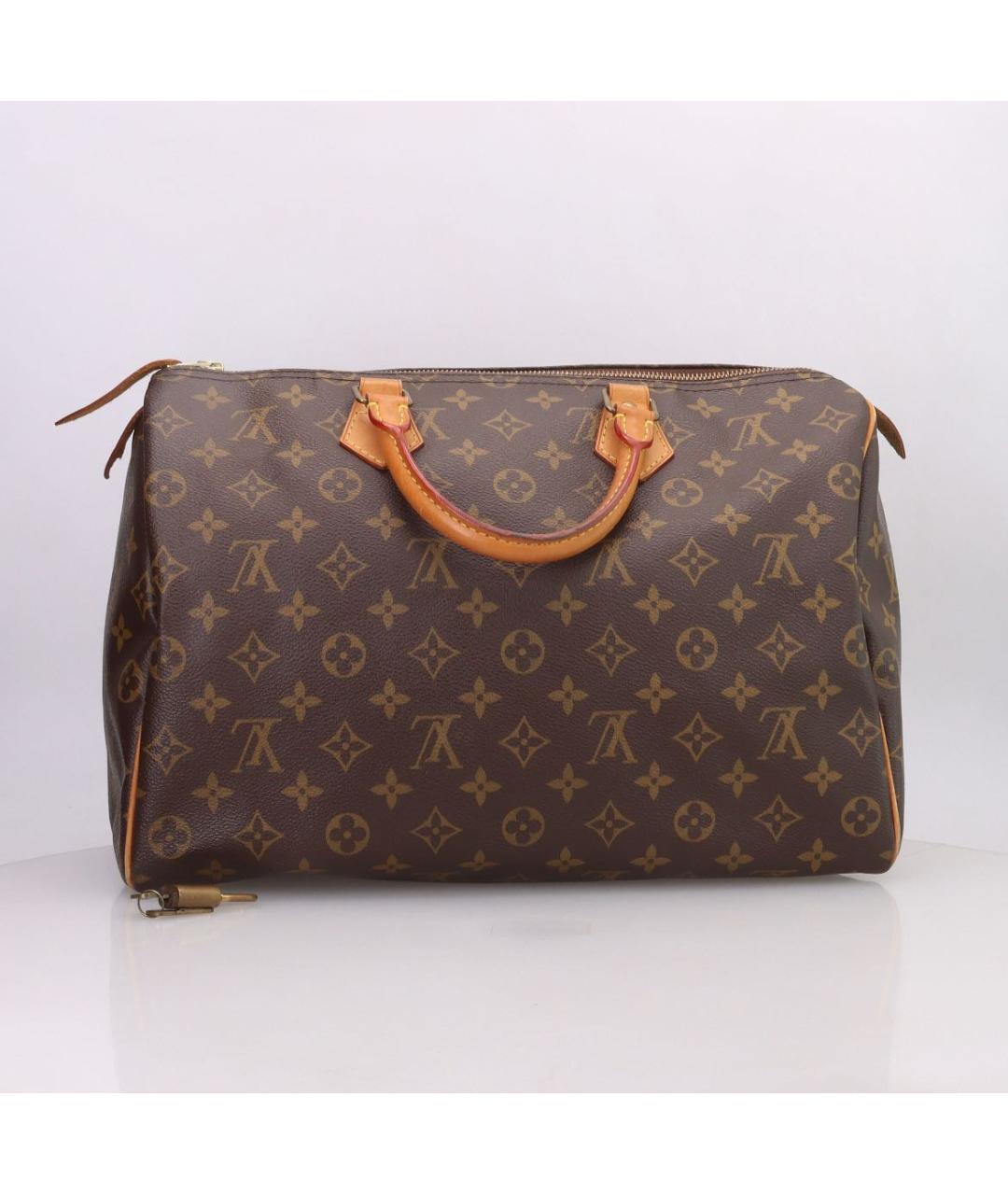 LOUIS VUITTON Коричневая сумка с короткими ручками, фото 7