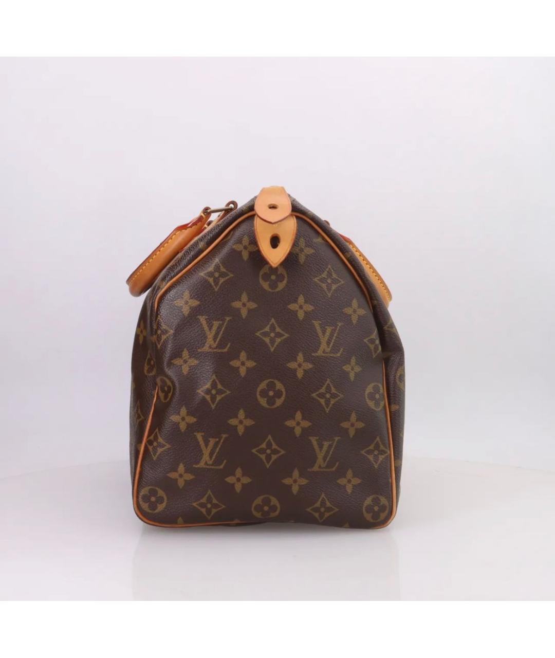 LOUIS VUITTON Коричневая сумка с короткими ручками, фото 2
