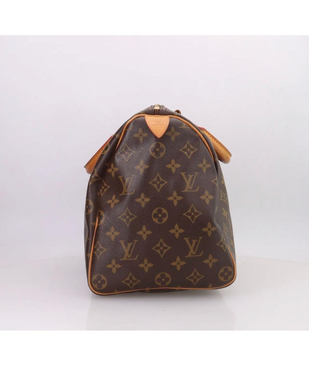 LOUIS VUITTON Коричневая сумка с короткими ручками, фото 3