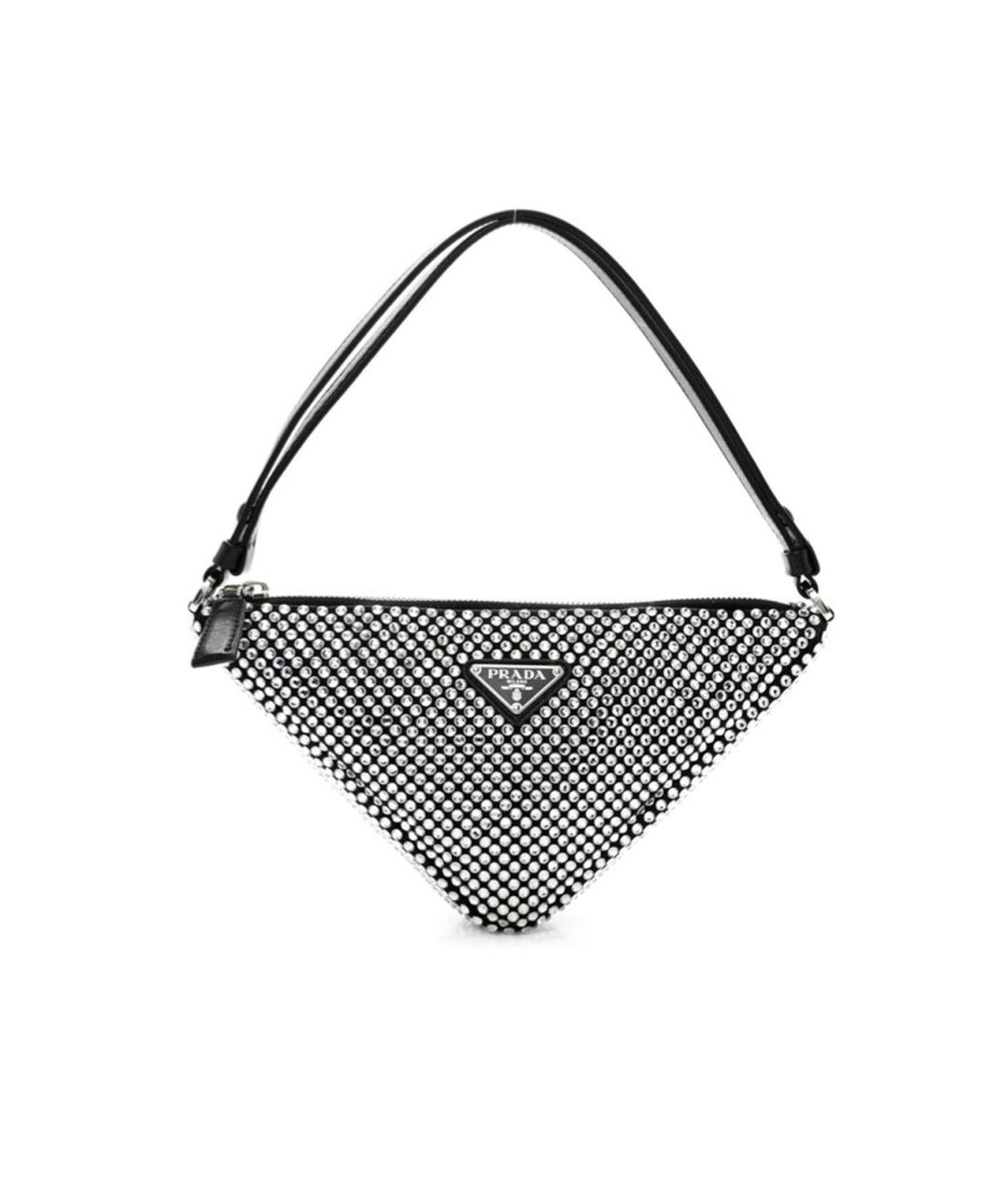 PRADA Черная кожаная сумка тоут, фото 1