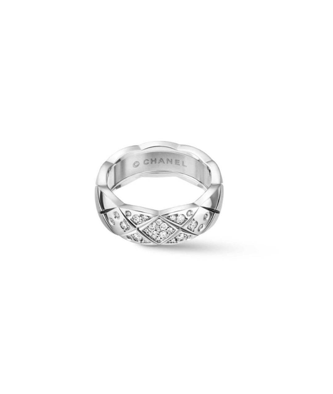 CHANEL Серебряное кольцо из белого золота, фото 2