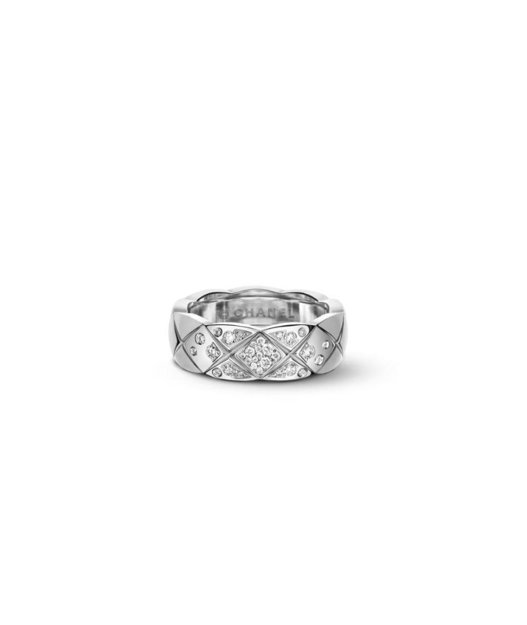 CHANEL Серебряное кольцо из белого золота, фото 1