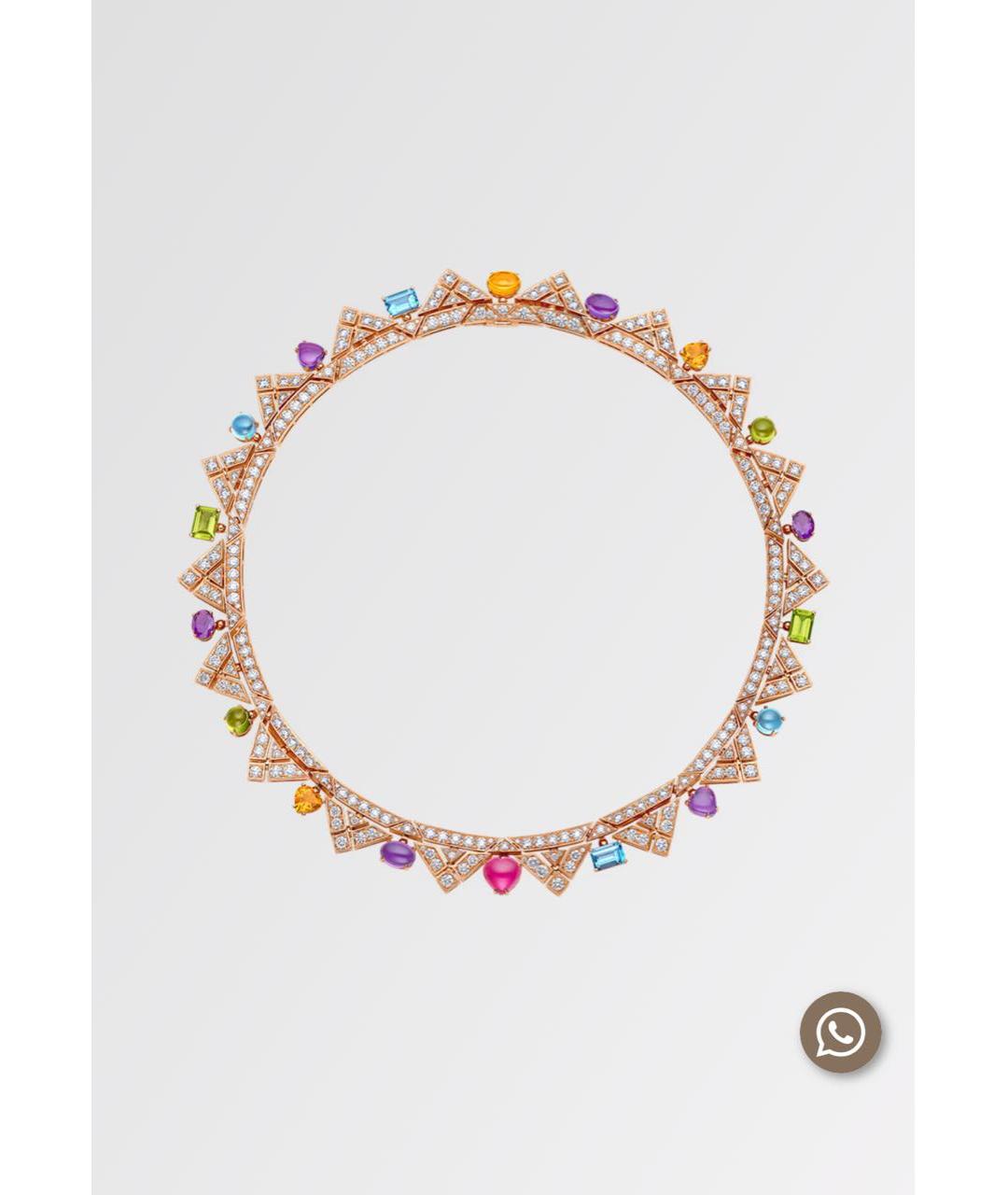BVLGARI Золотое колье из розового золота, фото 4