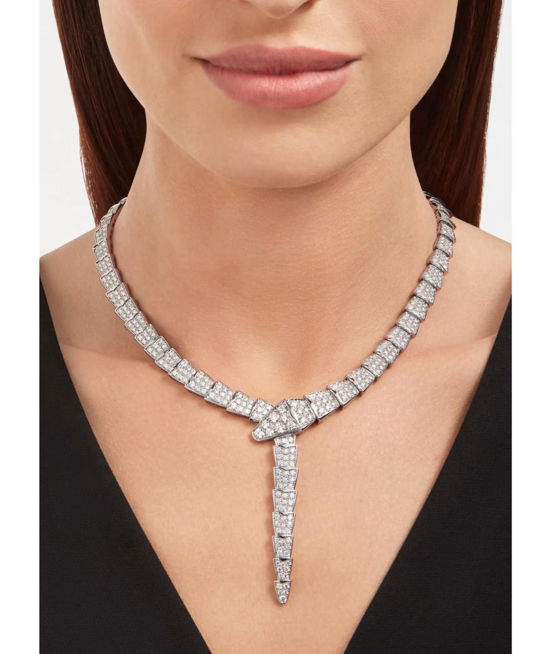 BVLGARI Колье из белого золота, фото 2