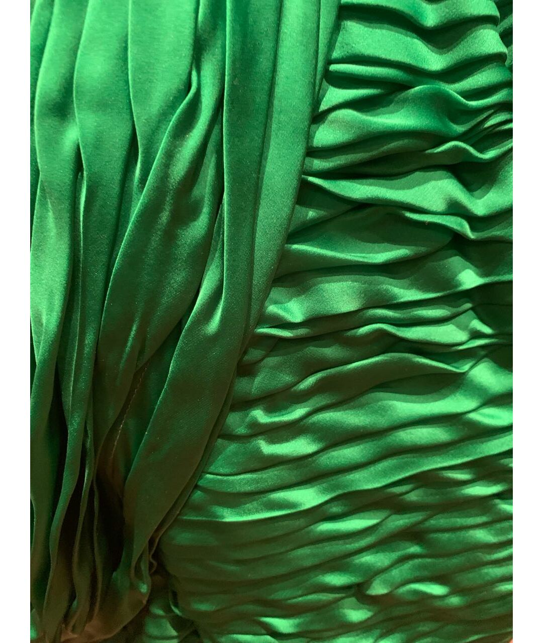 ALICE+OLIVIA Зеленые шелковое повседневное платье, фото 4