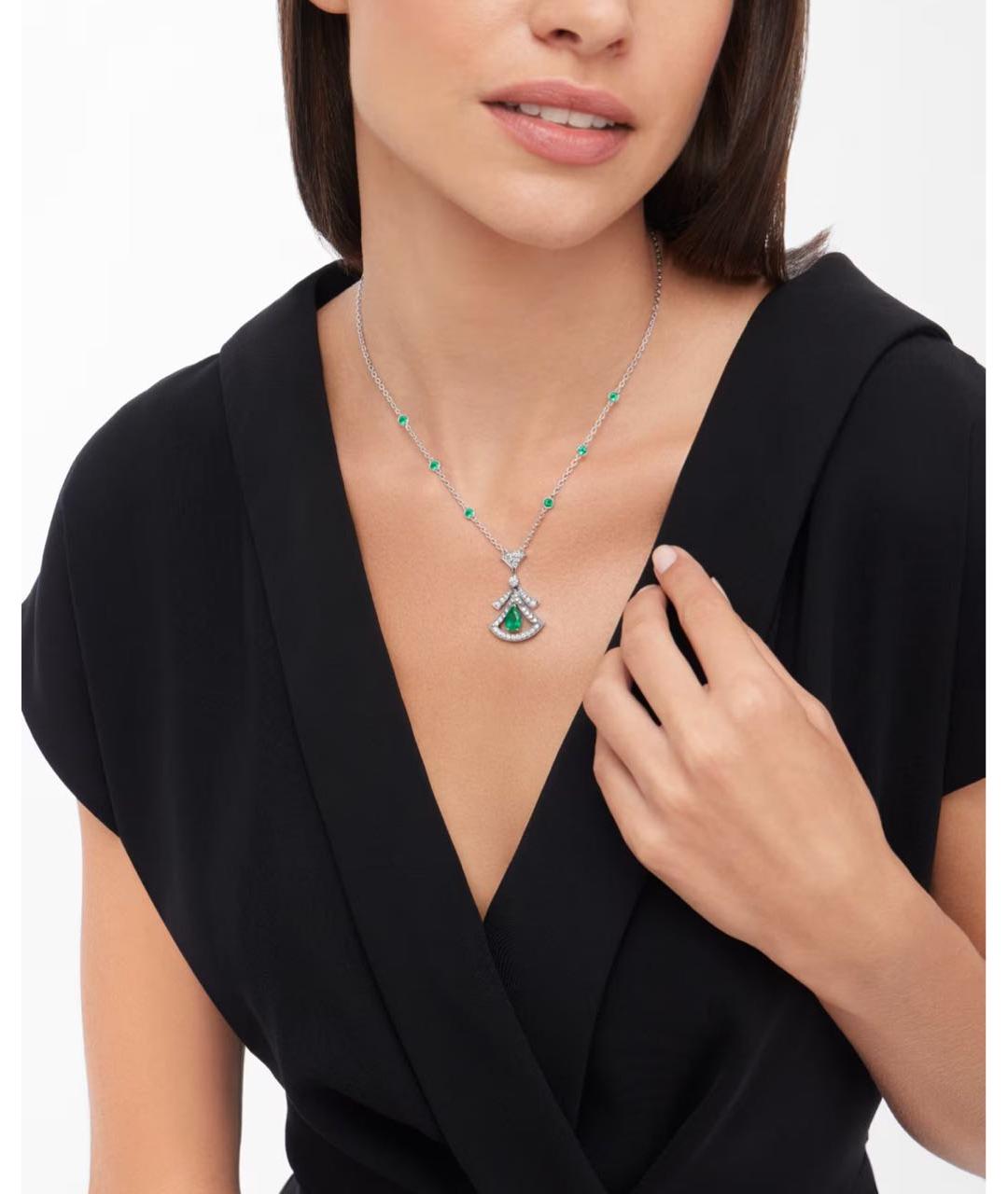 BVLGARI Подвеска из белого золота, фото 2