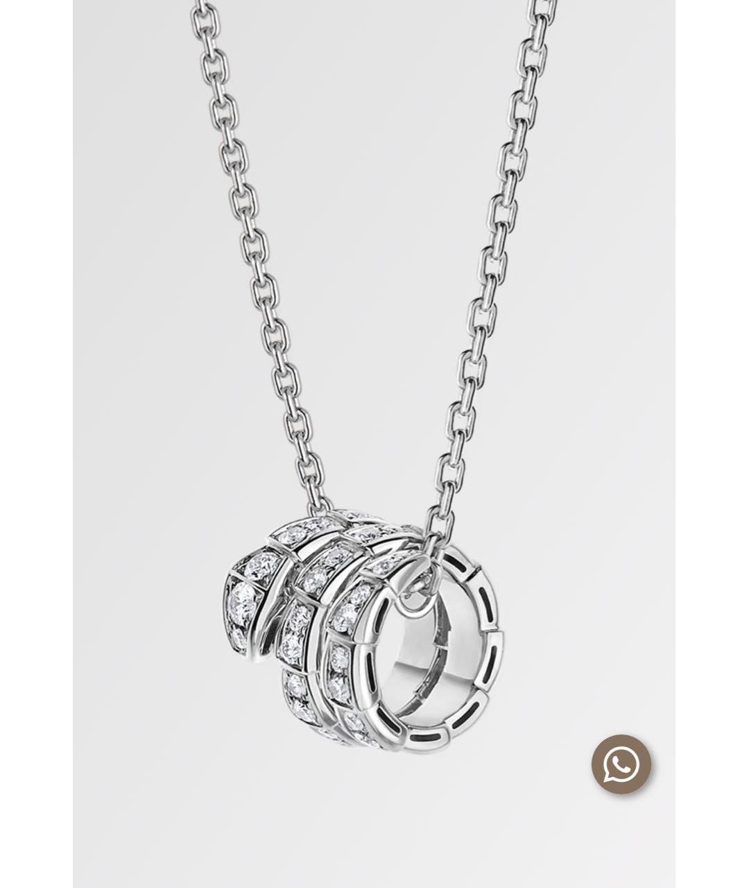 BVLGARI Подвеска из белого золота, фото 3