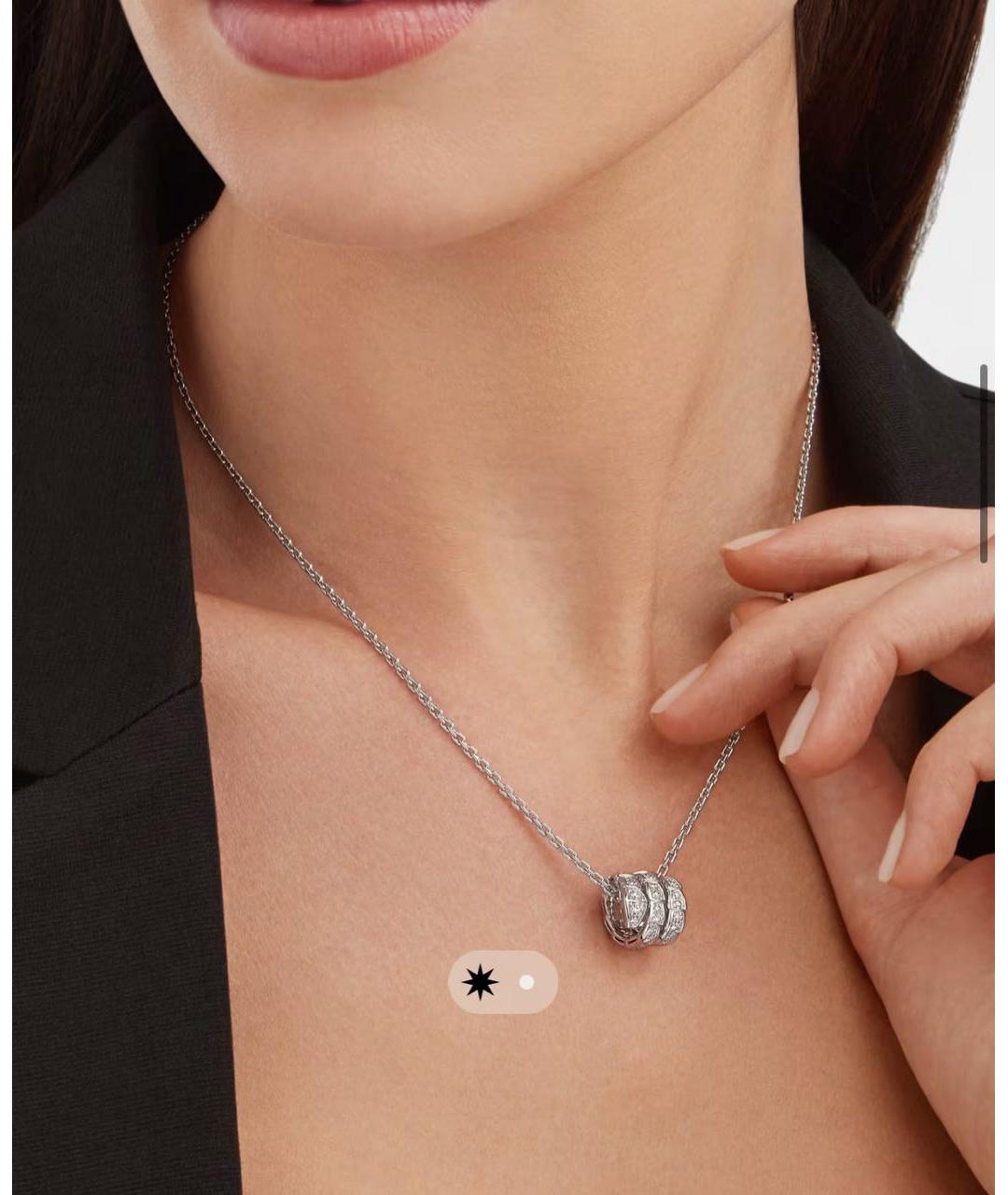 BVLGARI Подвеска из белого золота, фото 2
