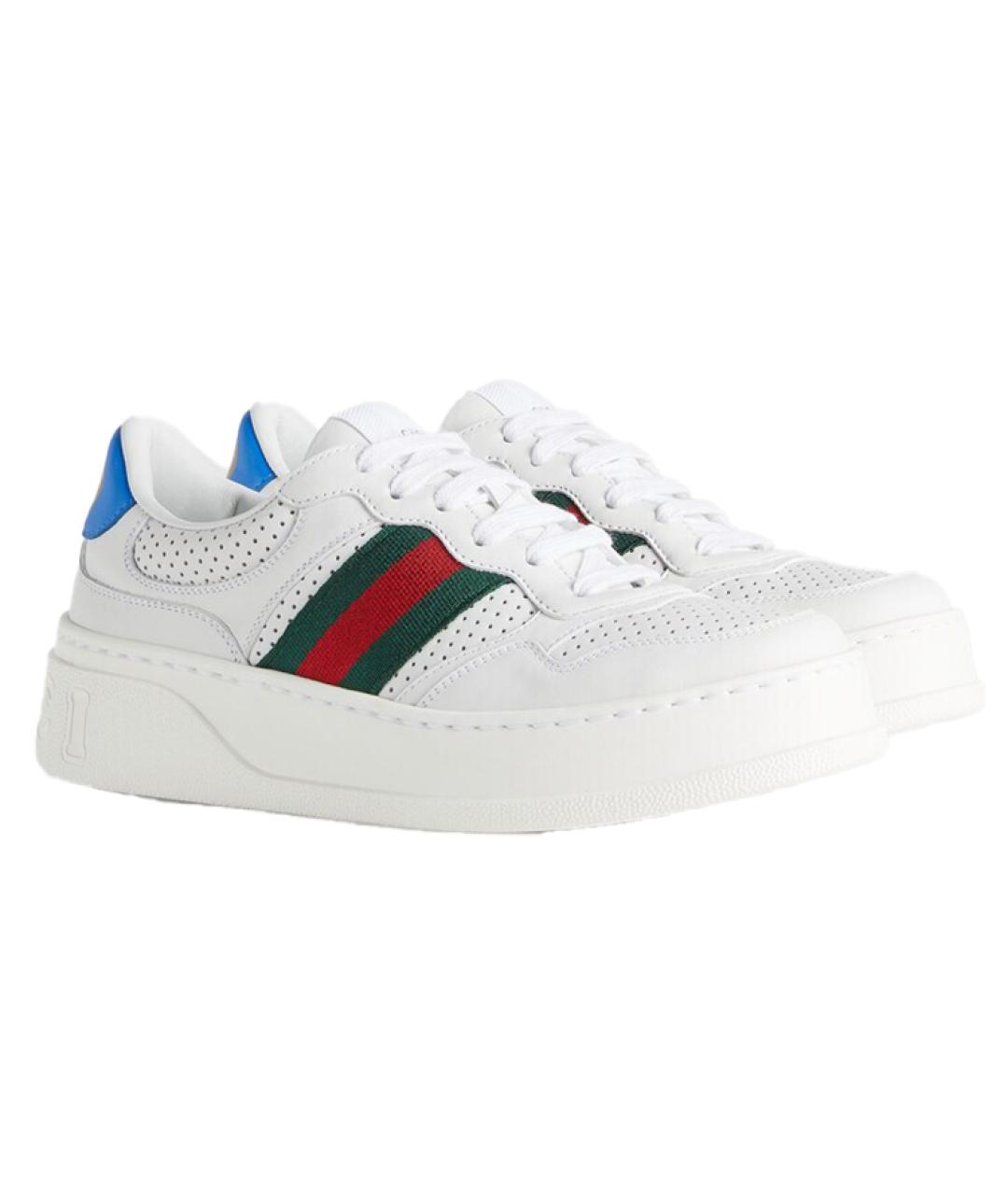 GUCCI Белые кеды, фото 2