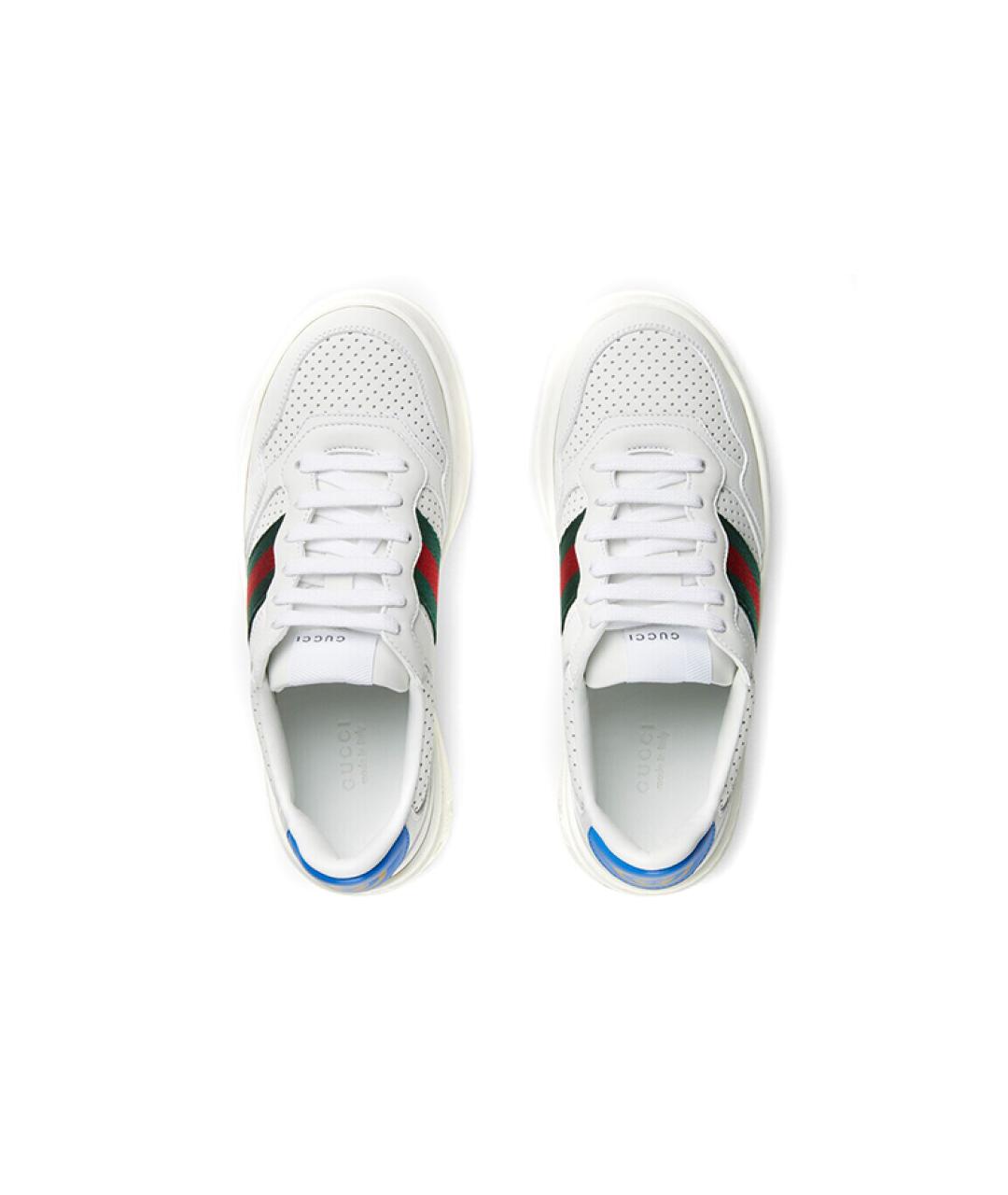GUCCI Белые кеды, фото 3