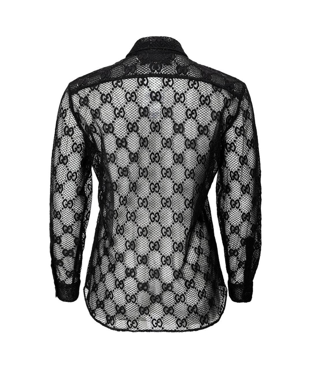 GUCCI Черная хлопковая рубашка, фото 2