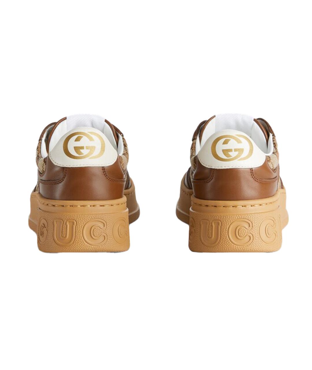 GUCCI Коричневые кеды, фото 5