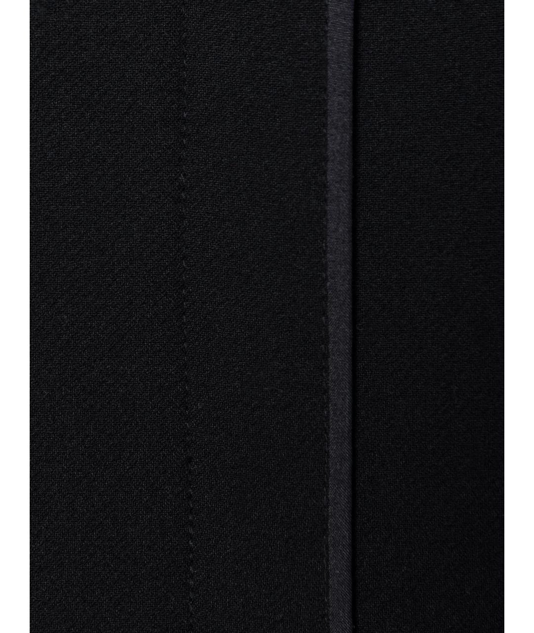 HELMUT LANG Черное шерстяное повседневное платье, фото 3