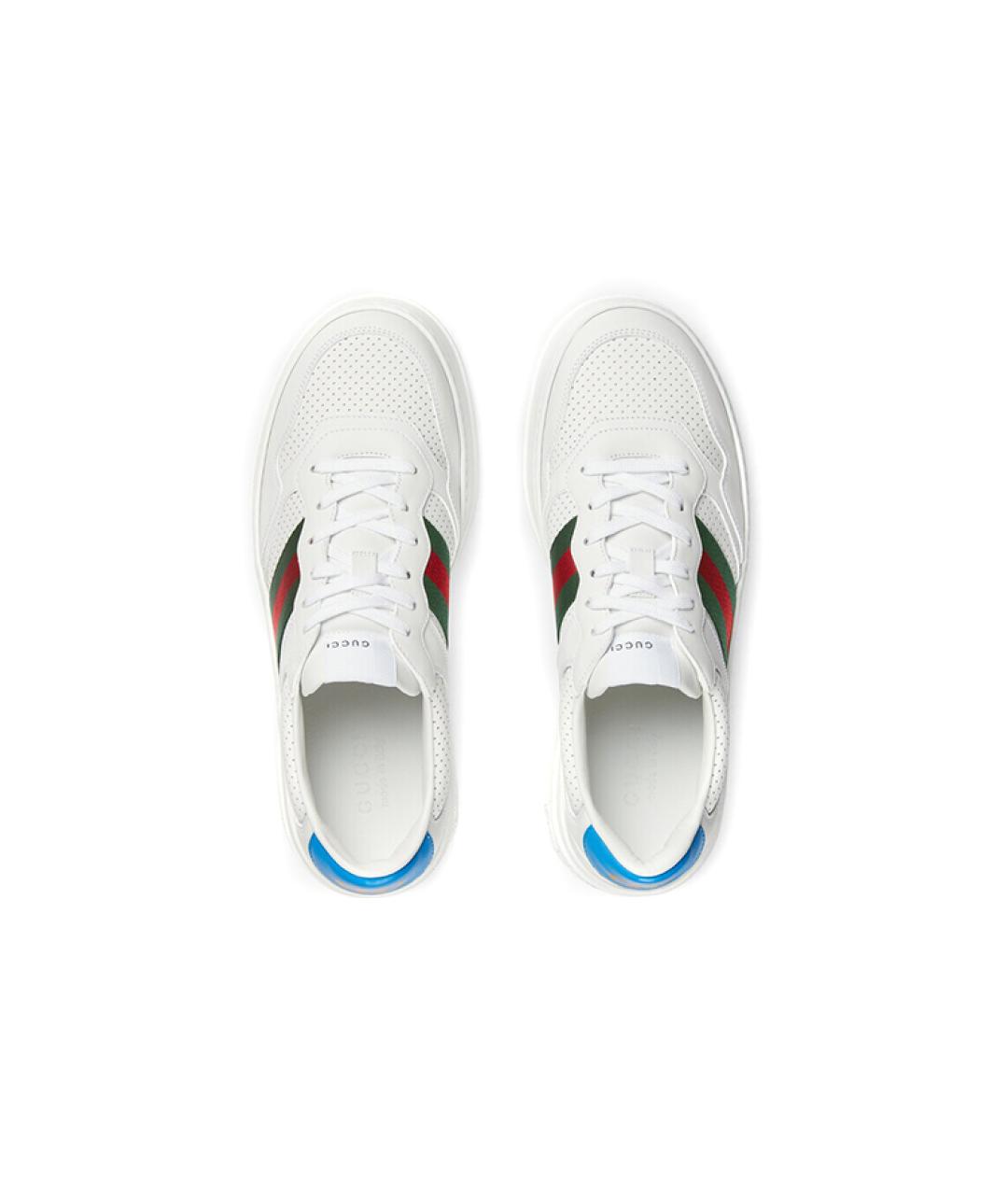 GUCCI Белые низкие кроссовки / кеды, фото 3