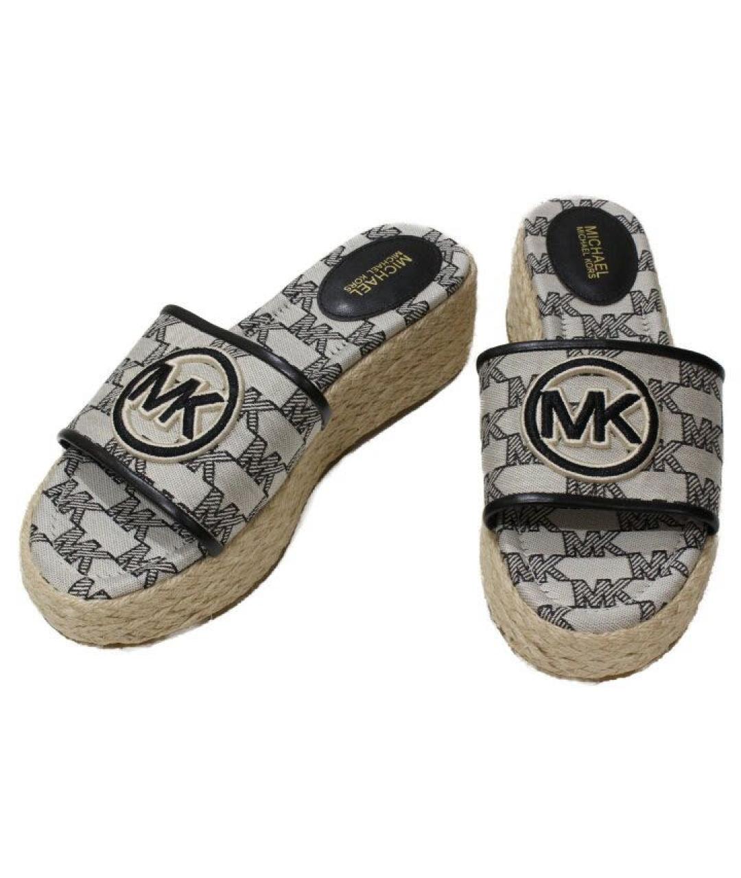 MICHAEL KORS Текстильные шлепанцы, фото 4