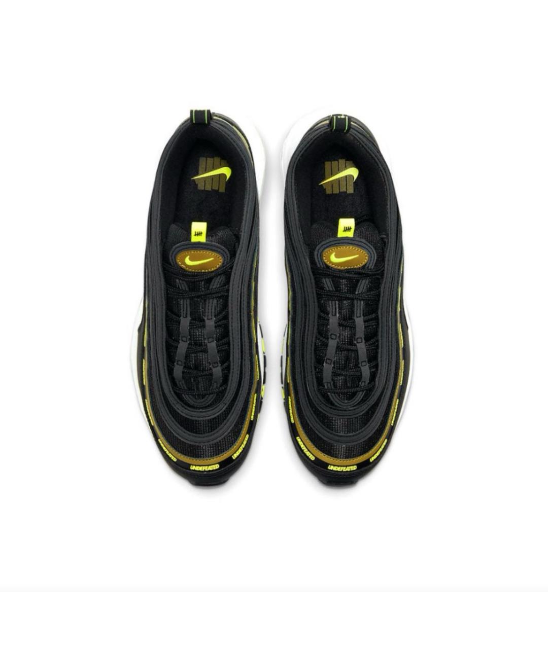 NIKE Черные кожаные низкие кроссовки / кеды, фото 3