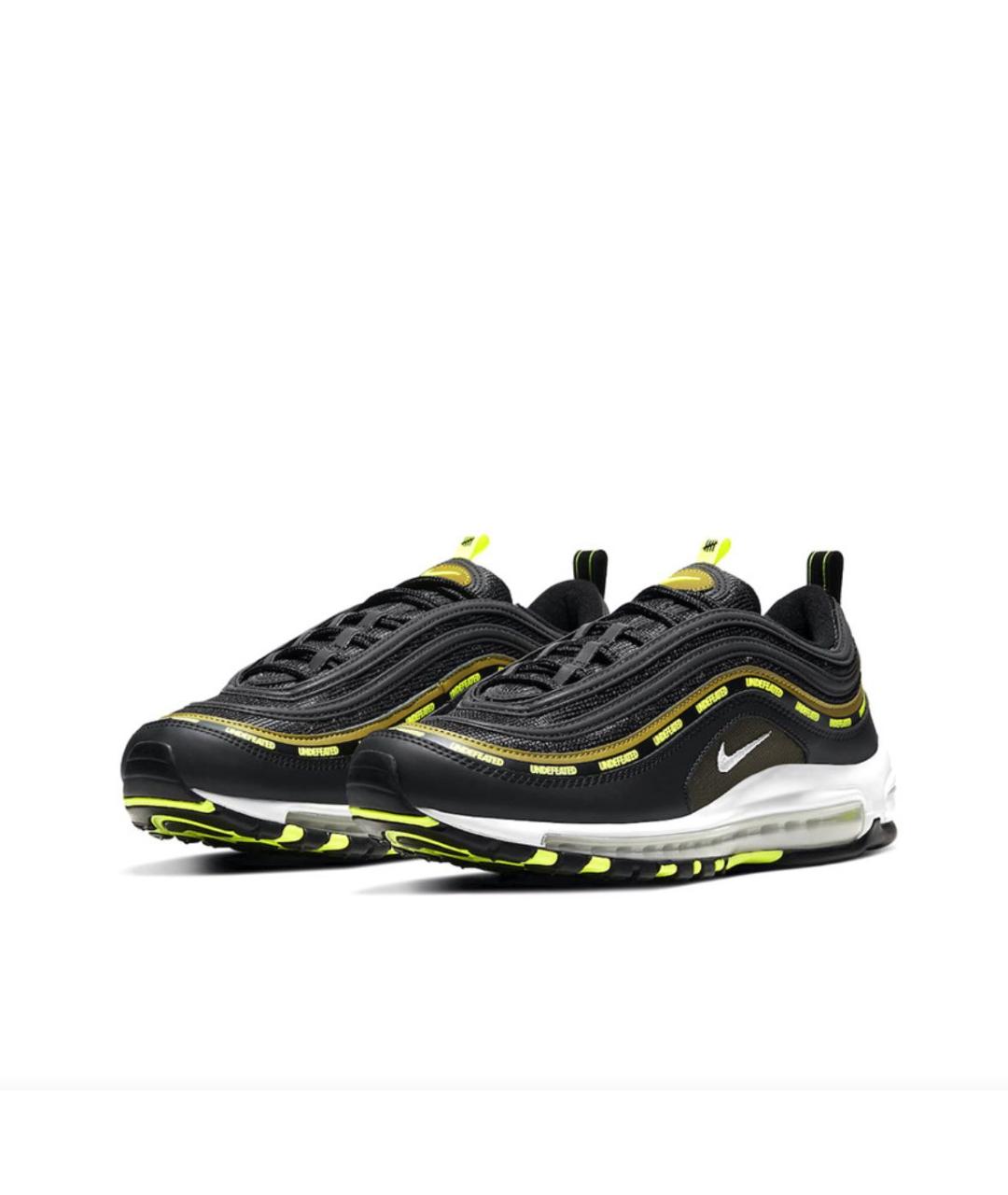 NIKE Черные кожаные низкие кроссовки / кеды, фото 2