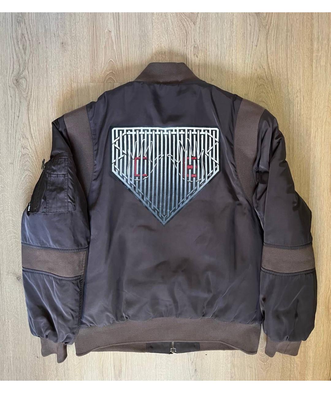 CAV EMPT Коричневая полиэстеровая куртка, фото 2