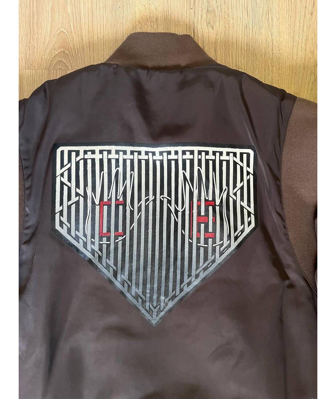 CAV EMPT Коричневая полиэстеровая куртка, фото 4