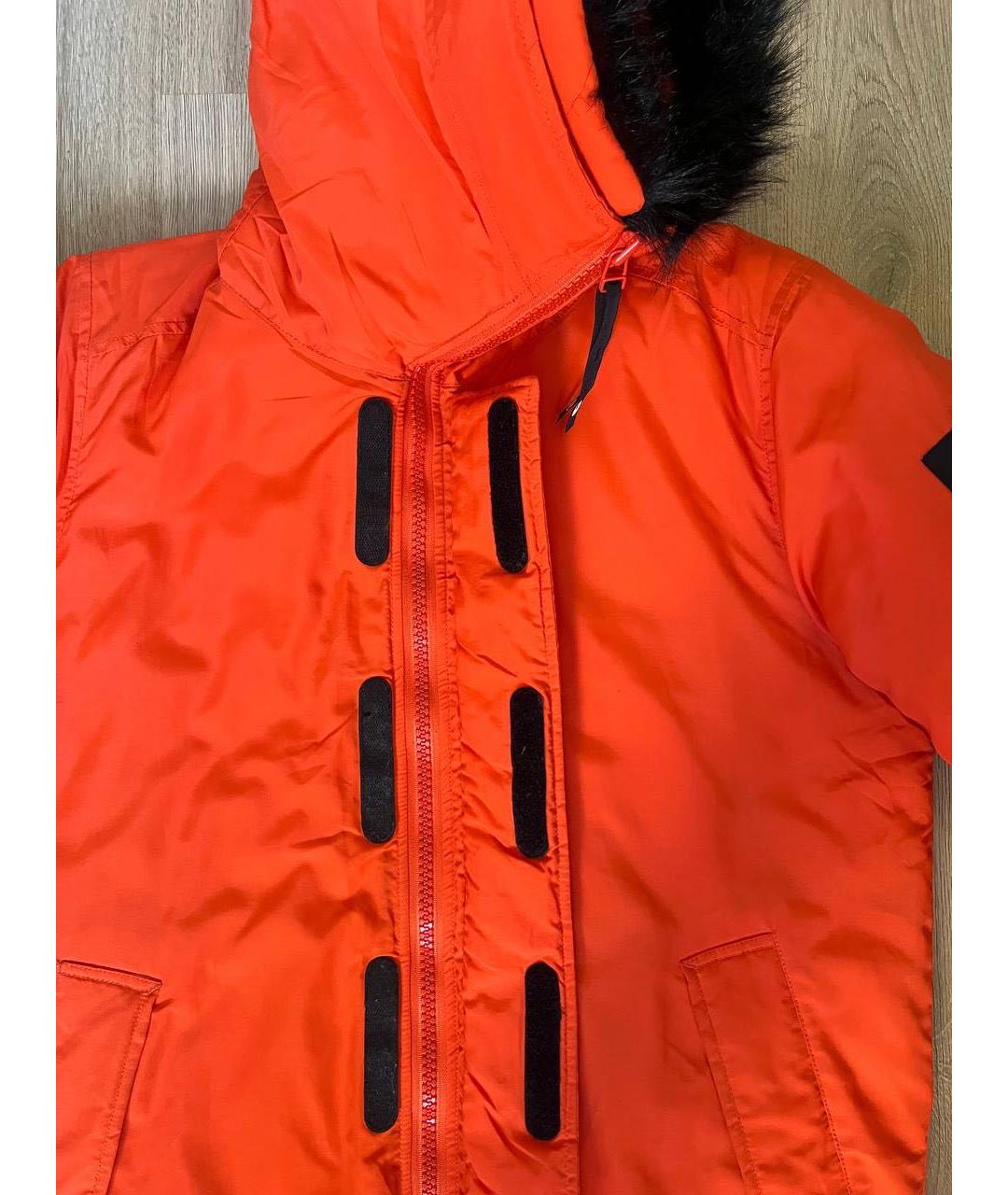 A BATHING APE Оранжевая полиэстеровая куртка, фото 5