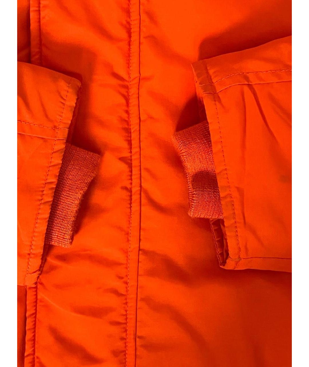 A BATHING APE Оранжевая полиэстеровая куртка, фото 6