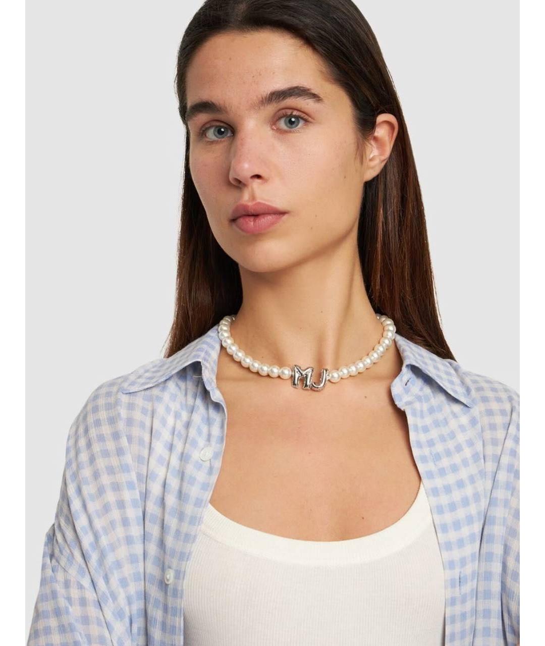 MARC JACOBS Белое жемчужное колье, фото 3