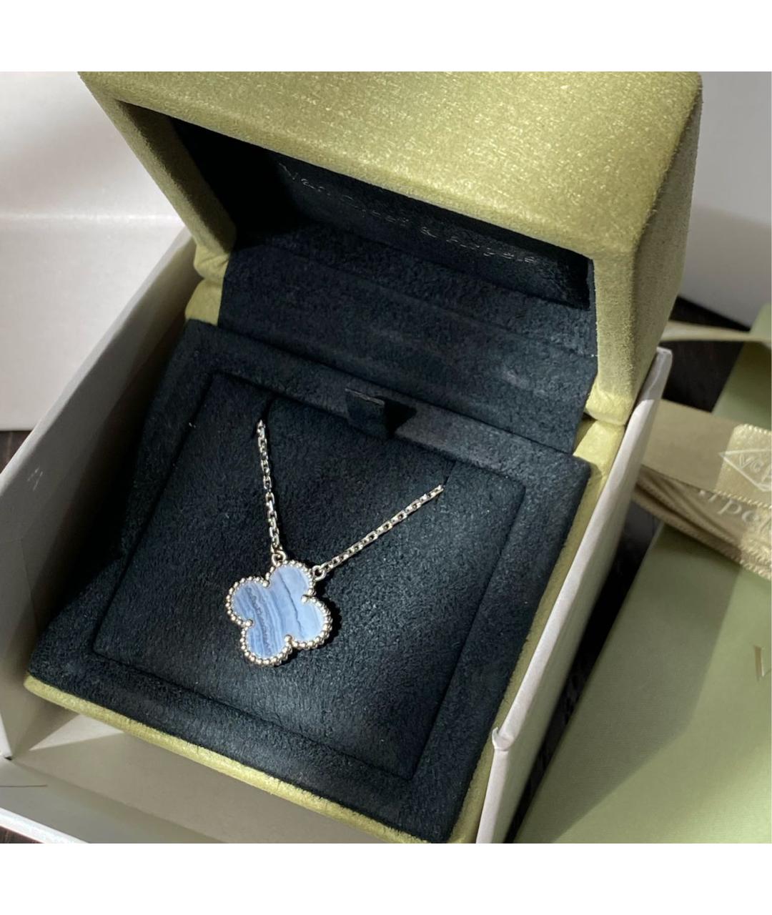 VAN CLEEF & ARPELS Серебряная подвеска из белого золота, фото 2
