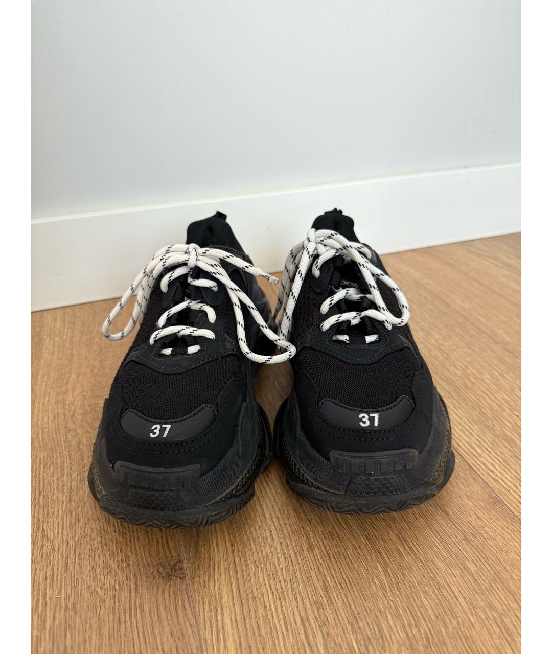 BALENCIAGA Черные кроссовки, фото 2