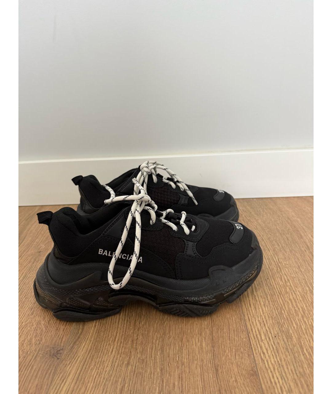 BALENCIAGA Черные кроссовки, фото 5