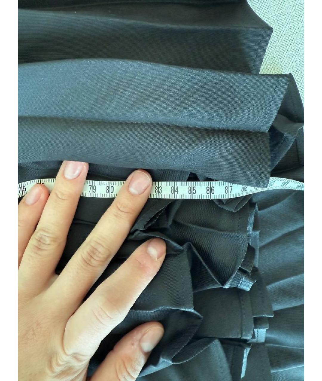 JIL SANDER Черная юбка миди, фото 8
