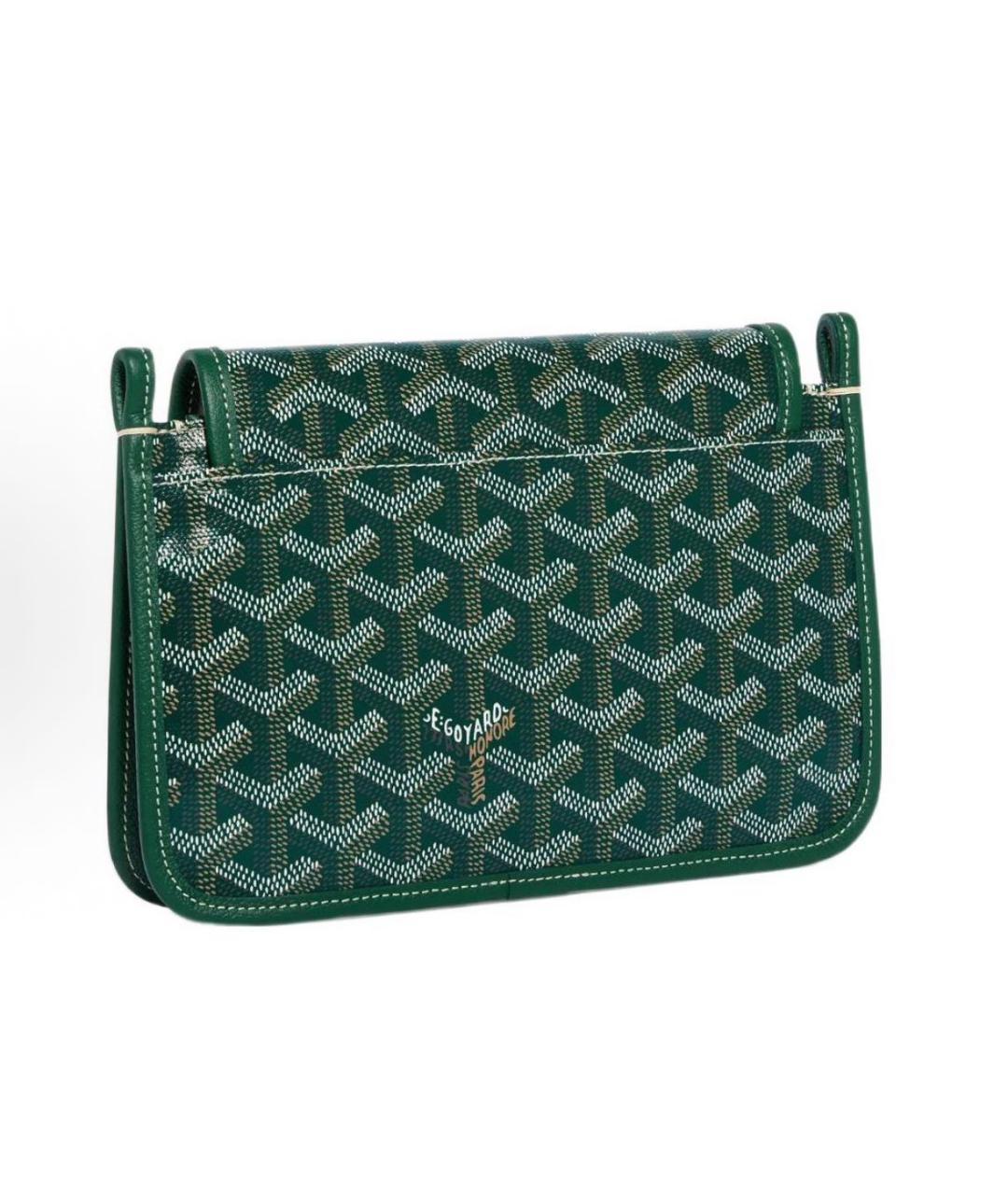 GOYARD Зеленая кожаная сумка через плечо, фото 3