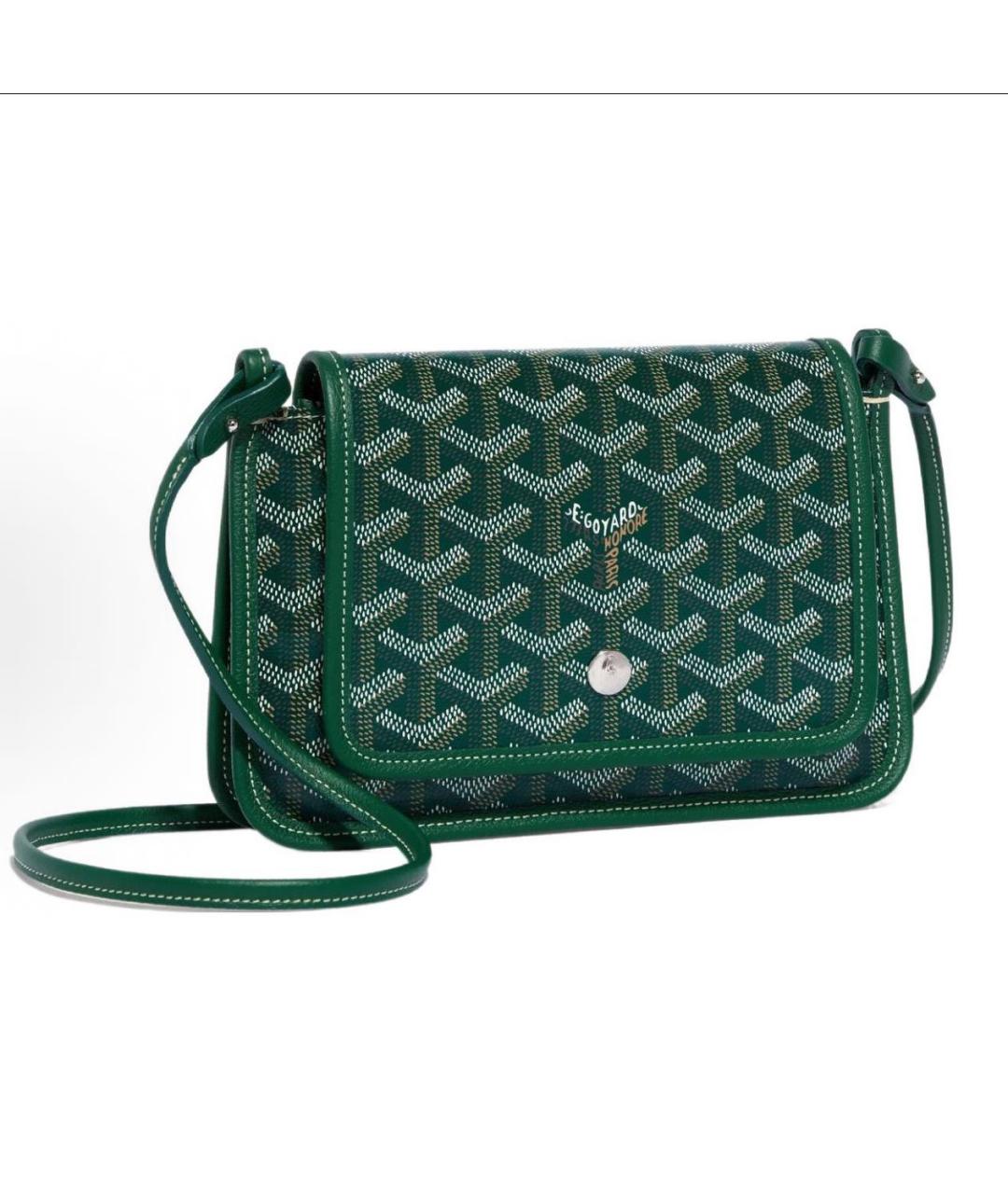 GOYARD Зеленая кожаная сумка через плечо, фото 5