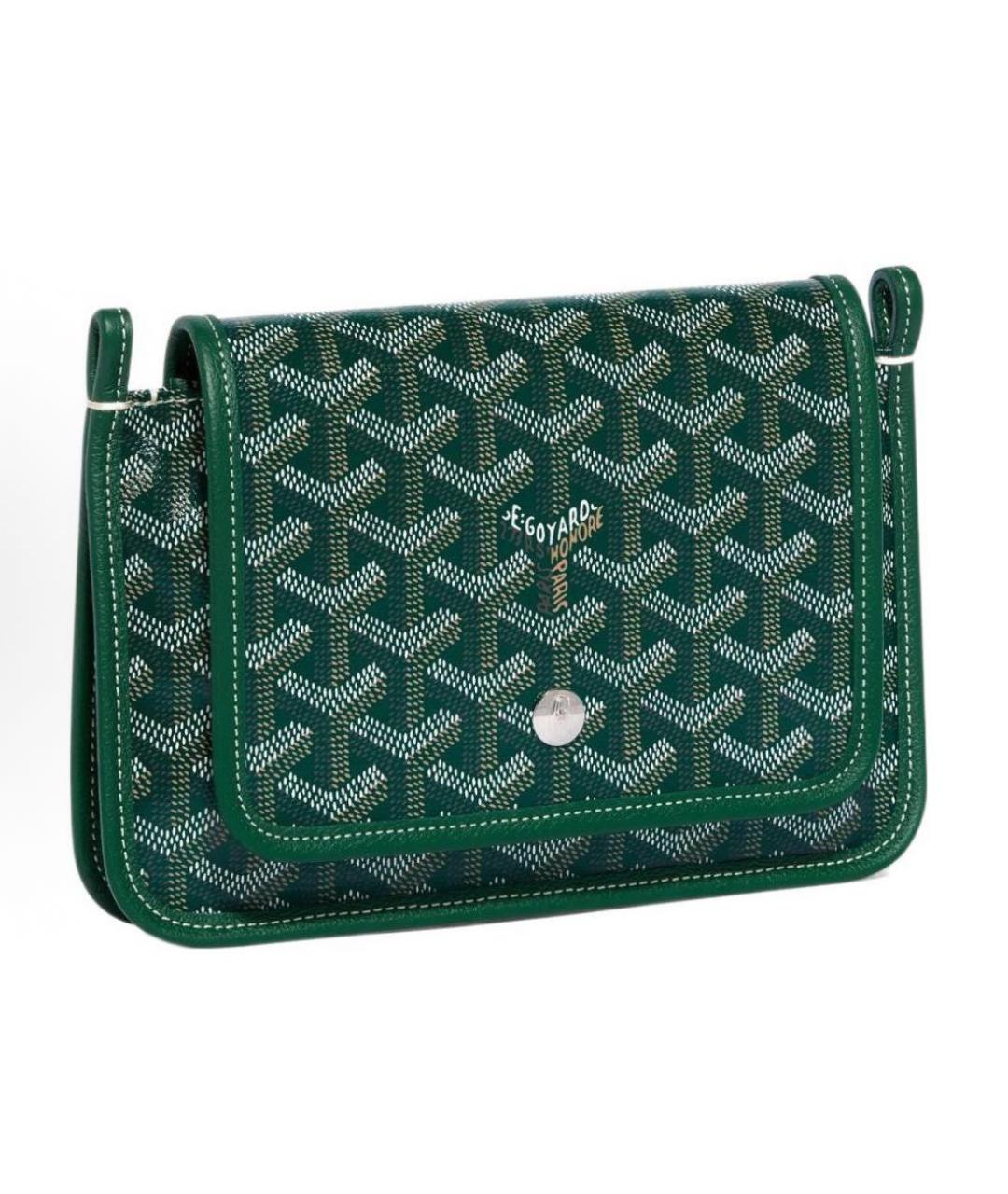 GOYARD Зеленая кожаная сумка через плечо, фото 2
