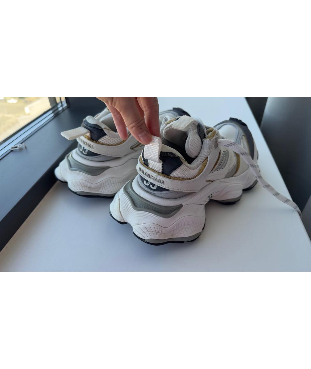 BALENCIAGA Замшевые кроссовки, фото 4
