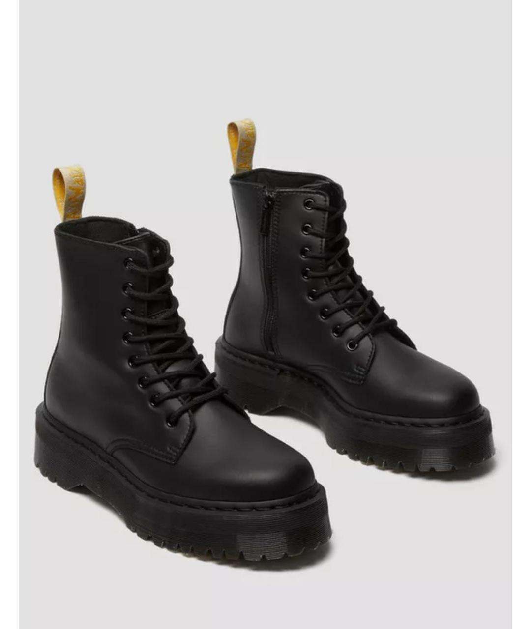 DR. MARTENS Черные ботинки из искусственной кожи, фото 3
