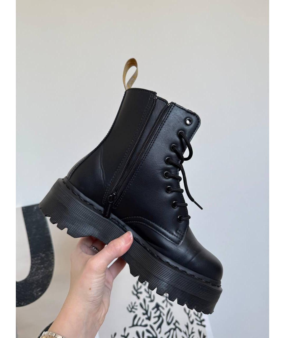 DR. MARTENS Черные ботинки из искусственной кожи, фото 7