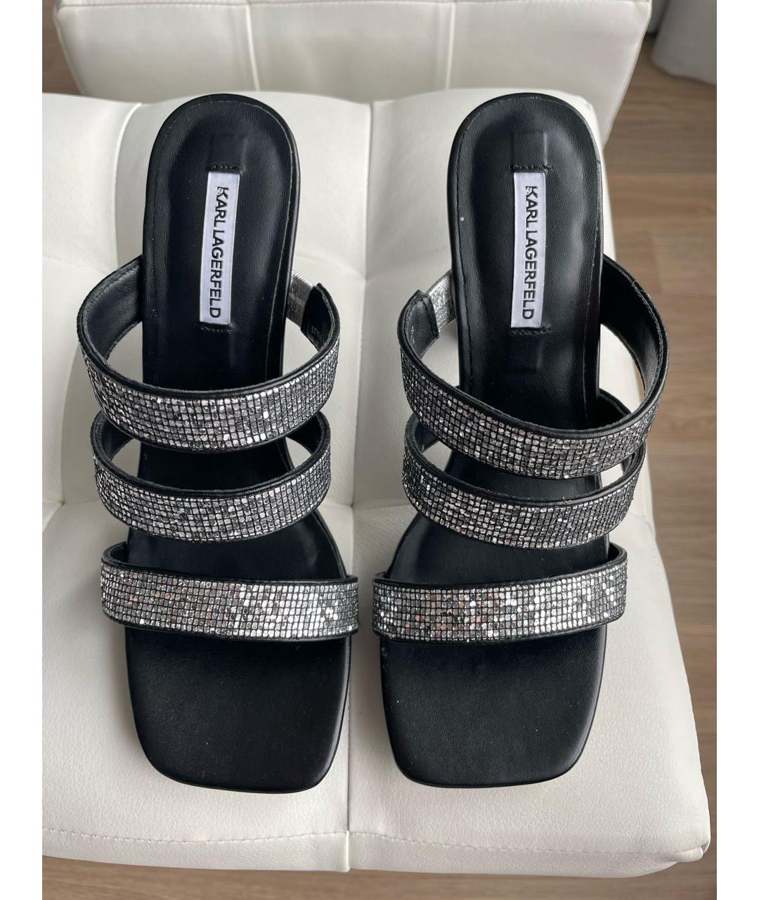 KARL LAGERFELD Босоножки из искусственной кожи, фото 2