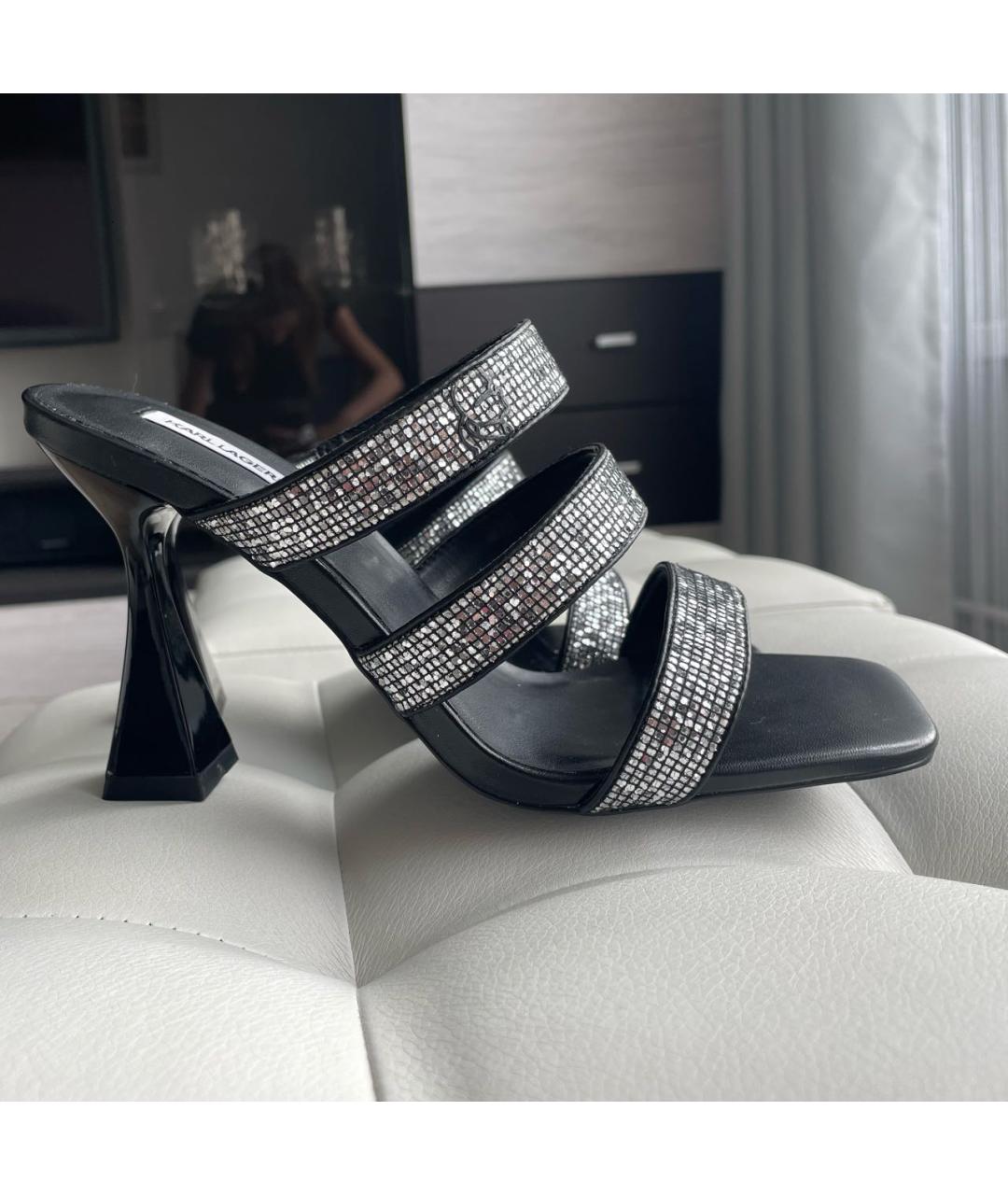 KARL LAGERFELD Босоножки из искусственной кожи, фото 5