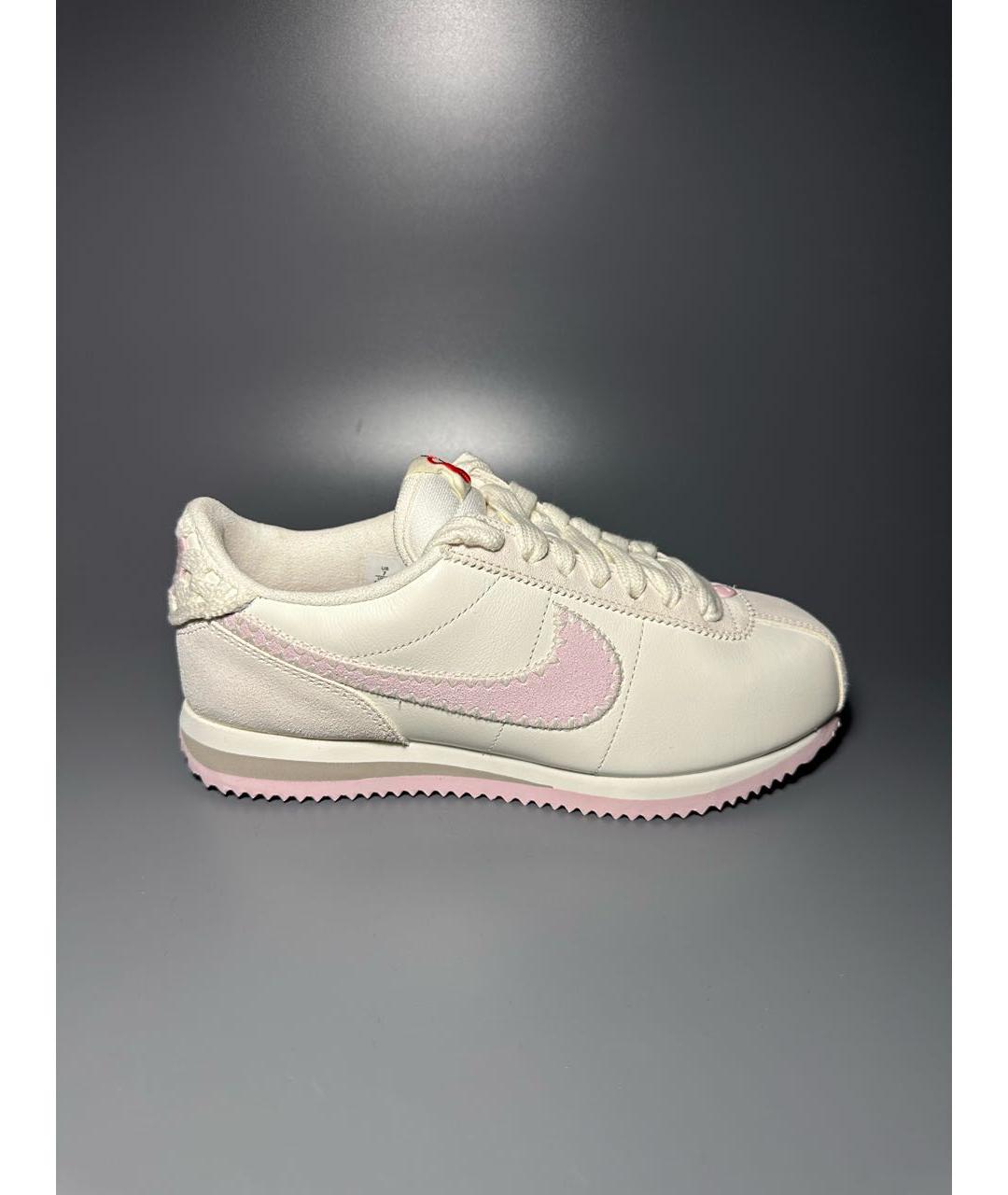 NIKE Белые кожаные кроссовки, фото 9