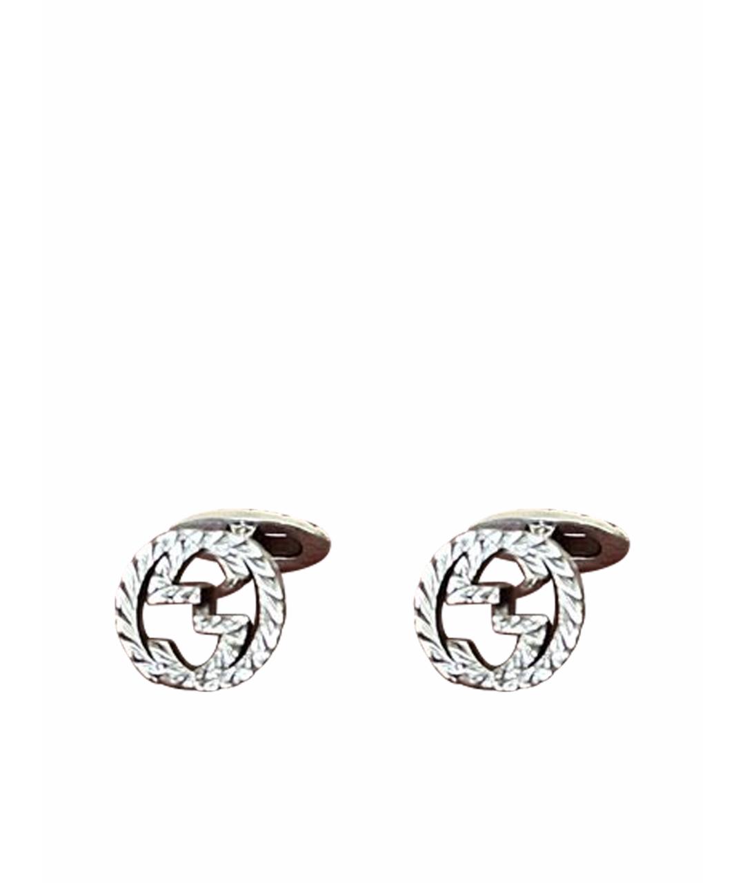 GUCCI Серебряные серебряные запонки, фото 1