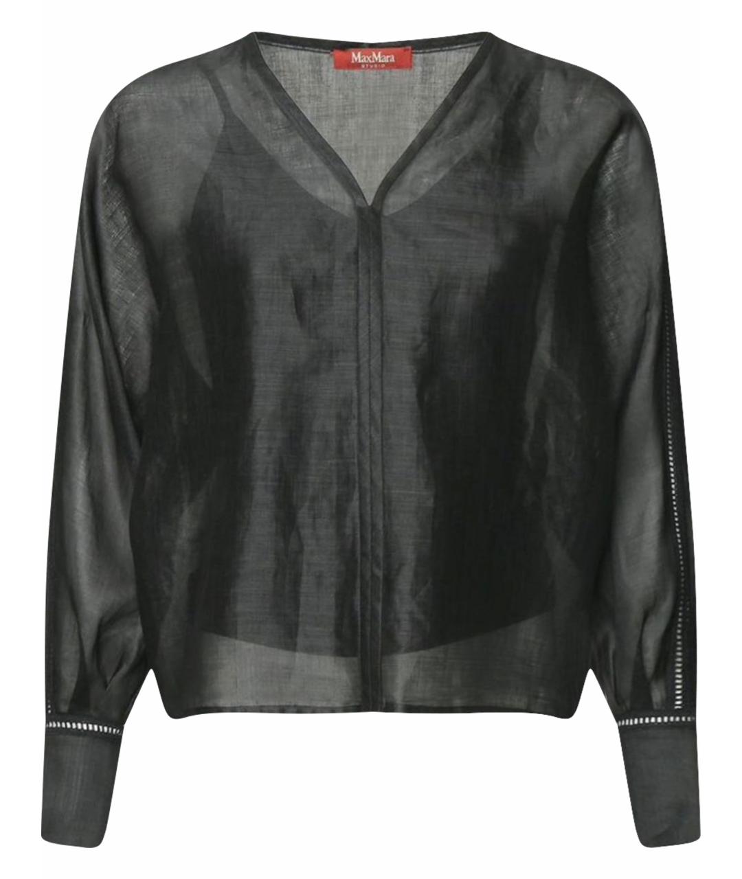 MAX MARA Черная блузы, фото 1