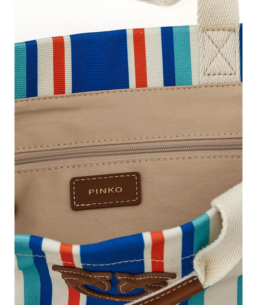 PINKO Мульти хлопковая сумка тоут, фото 4