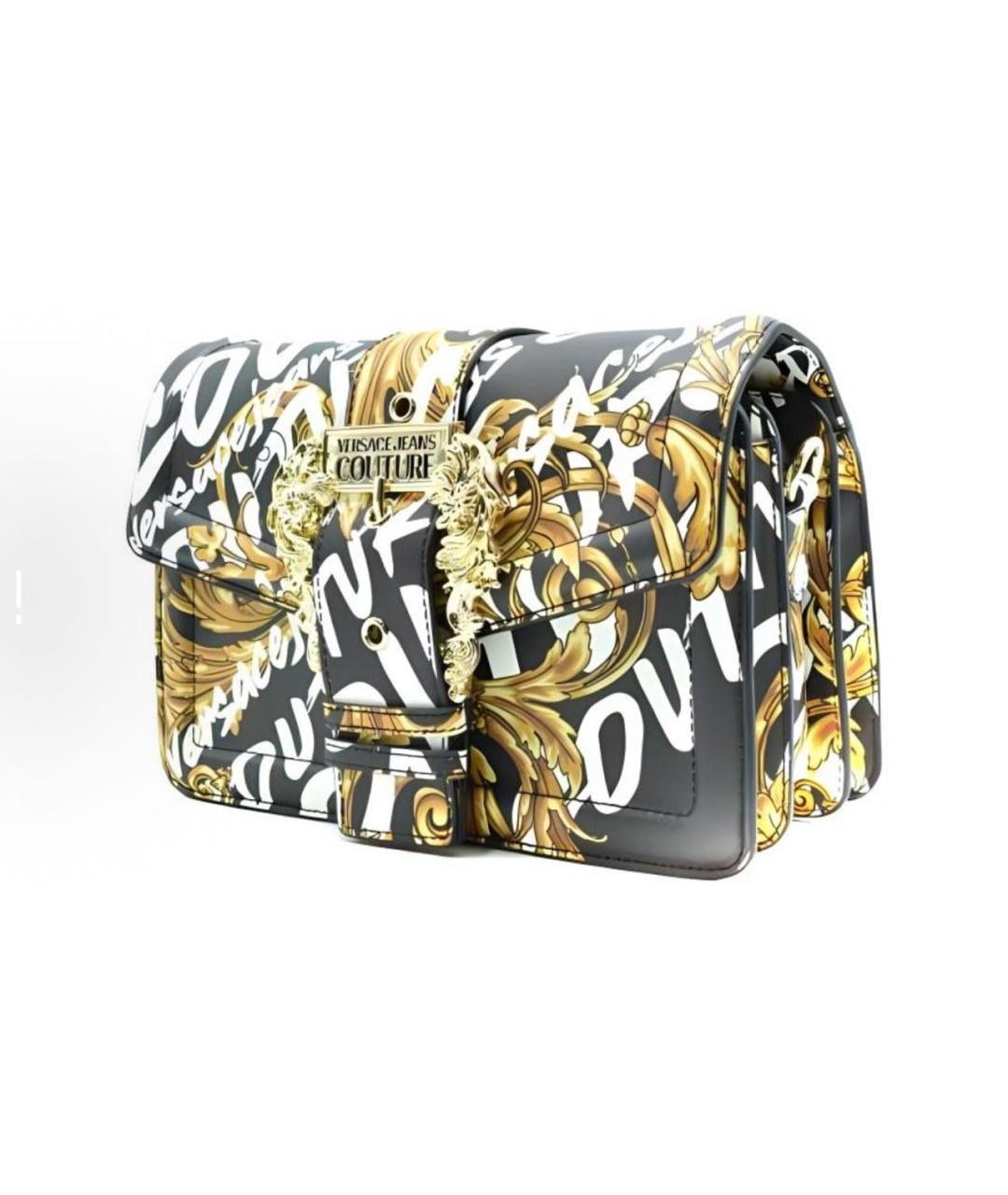 VERSACE JEANS COUTURE Мульти кожаная сумка через плечо, фото 2