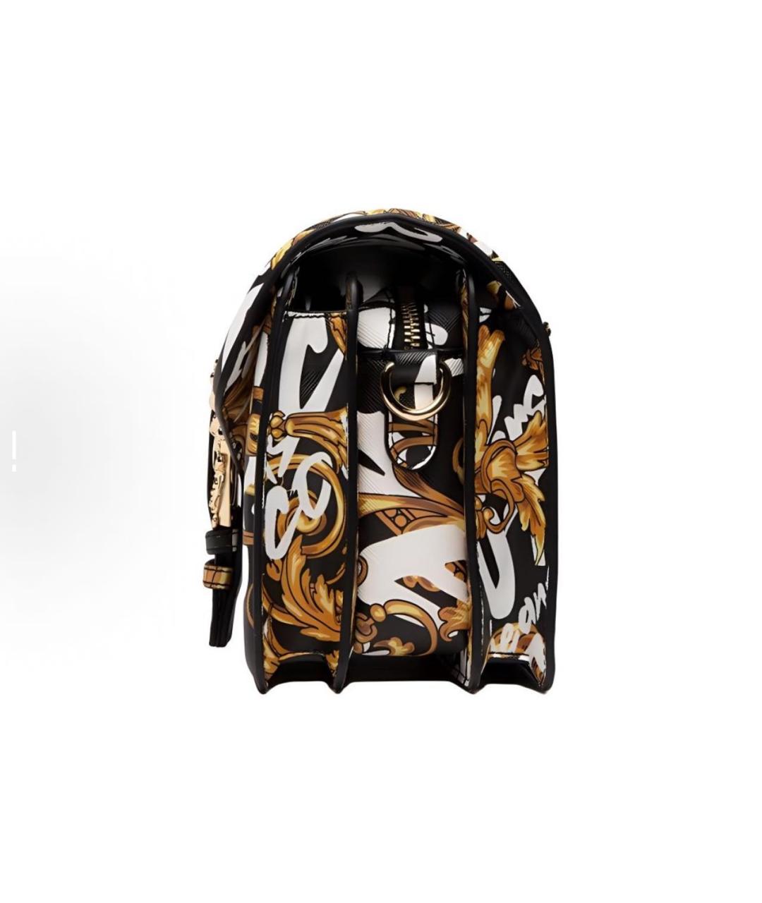 VERSACE JEANS COUTURE Мульти кожаная сумка через плечо, фото 4